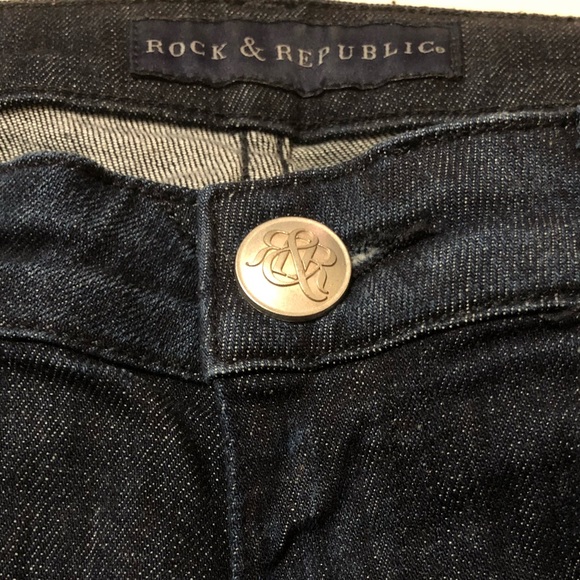 Rock & Republic Abigail Fit Dark Denim Low Rise Bootcut Jeans - 31 - Picture 6 of 16